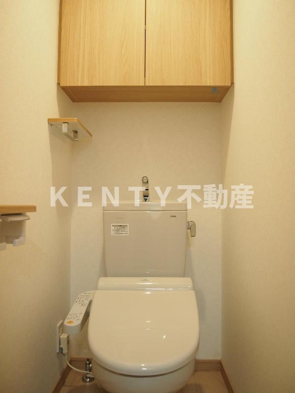 トイレ　ゆったりとした空間のトイレです