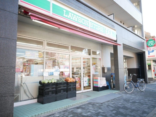 コンビニ　ローソンストア１００新瑞橋店（コンビニ）まで387m