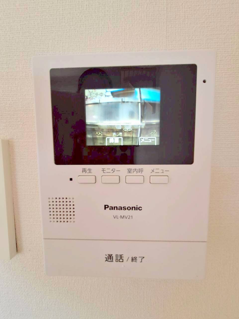 セキュリティ　★来客者が一目で分かる録画機能付きカラーモニターホン★
