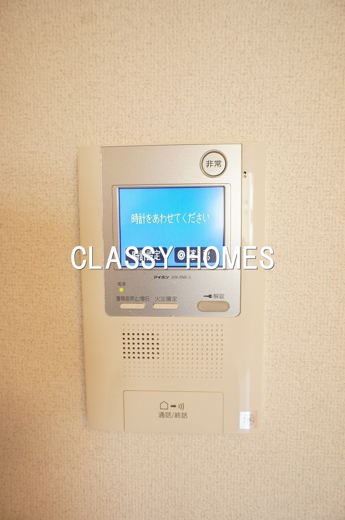 セキュリティ　2008年竣工リファイズ品川南：モニターホン