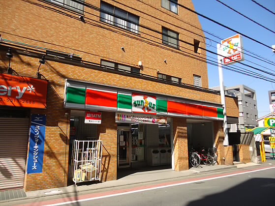 コンビニ　サンクス千歳烏山店（コンビニ）まで100m