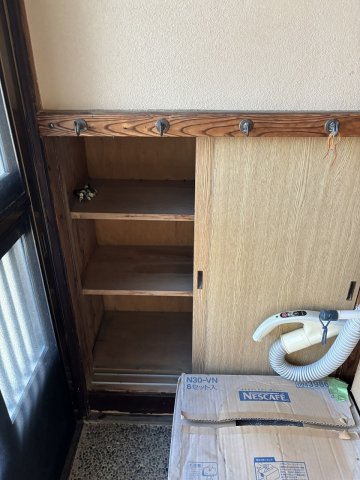 収納　靴箱です