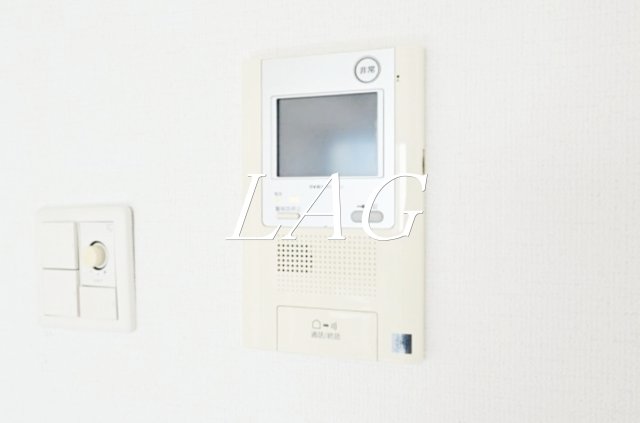 セキュリティ　モニター付きインターフォンです。