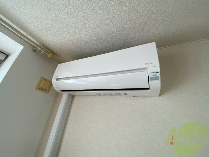 その他設備　エアコンが設置してありますので、寒暖対策もばっちり。
