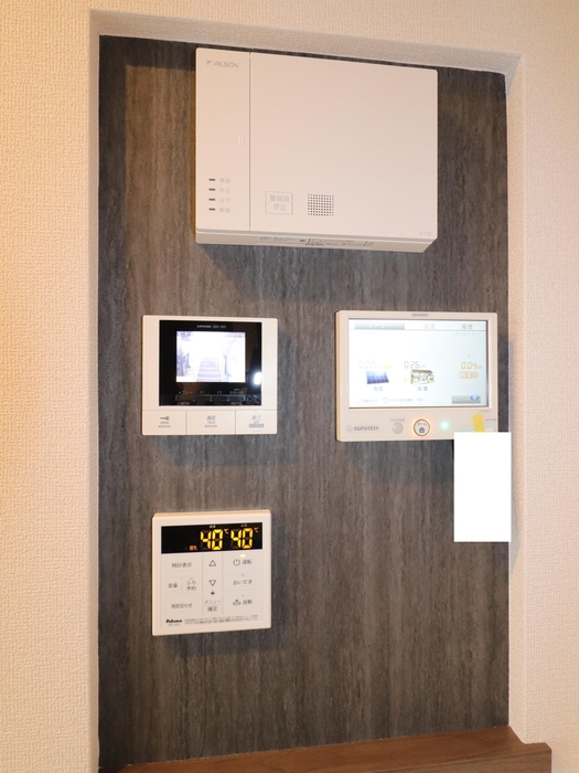 セキュリティ　ホームセキュリティ、TVインターホンあり