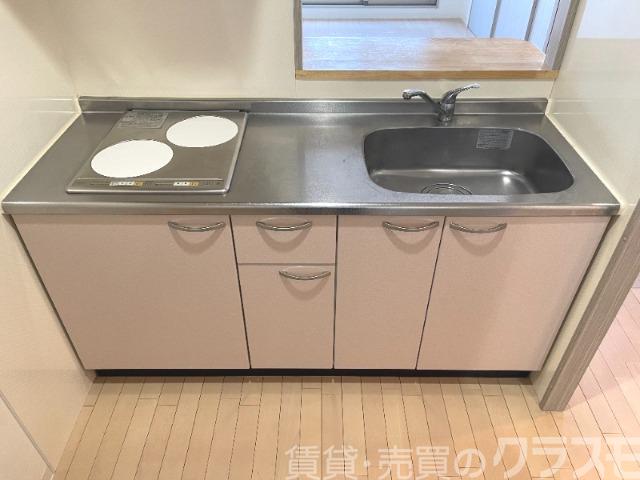 キッチン　２口ＩＨシステムキッチン♪