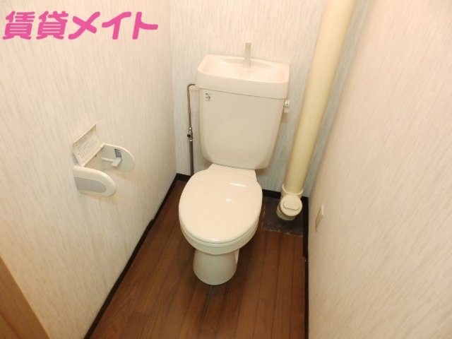 トイレ　同物件別部屋の写真