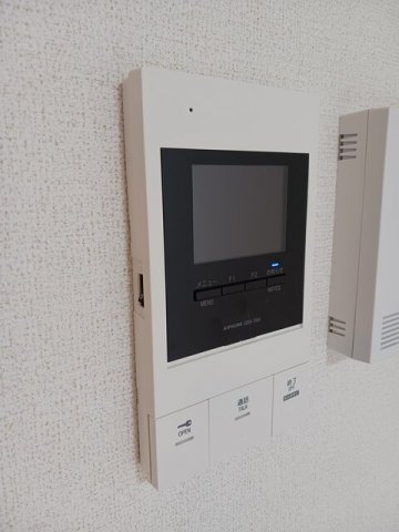 セキュリティ　モニター付きインターホンです