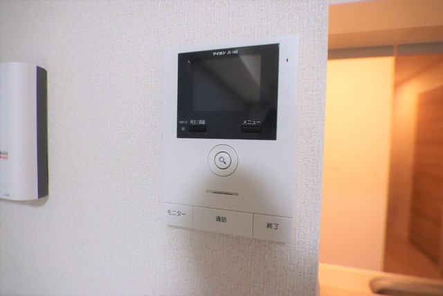 セキュリティ　来訪者の顔がわかるので安心ですね