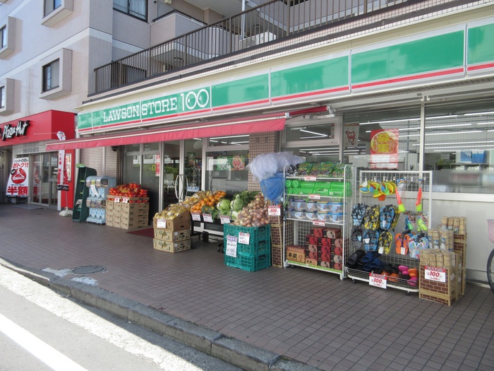 コンビニ　ローソンストア100高田東店（コンビニ）まで320m