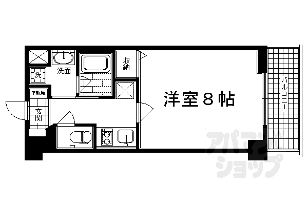 アスヴェル京都堀川高辻の間取り写真
