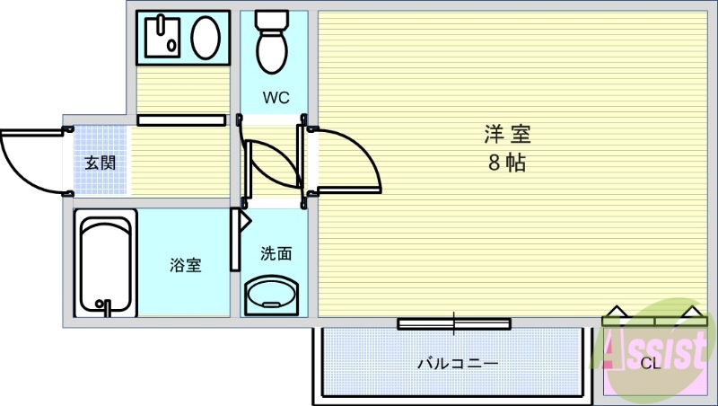 サンハイムIIの間取り写真