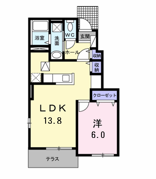 ＪＲ高山本線 古井駅 徒歩7分 2階建 築12年の間取り写真