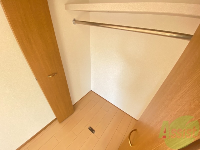 収納　クローゼットです