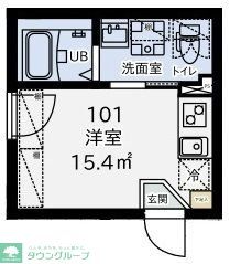 リージェンシー用賀の間取り写真