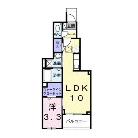 東武東上線 武蔵嵐山駅 徒歩10分 3階建 築1年の間取り写真