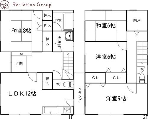三和町戸建の間取り写真