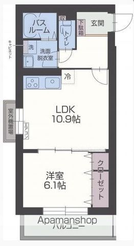 ＪＲ御殿場線 長泉なめり駅 徒歩15分 4階建 築9年の間取り写真