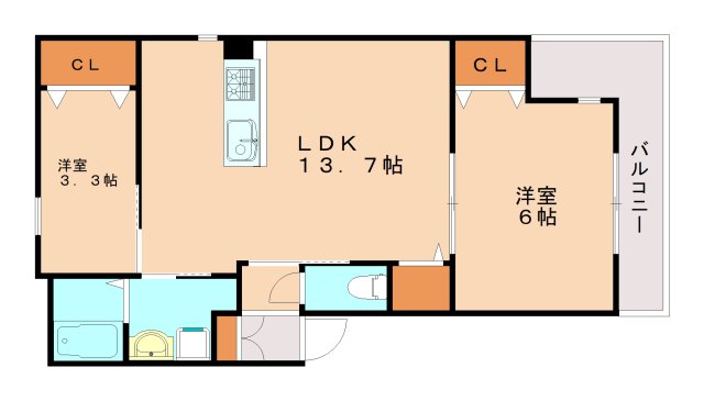 リブレメゾン住吉Iの間取り写真