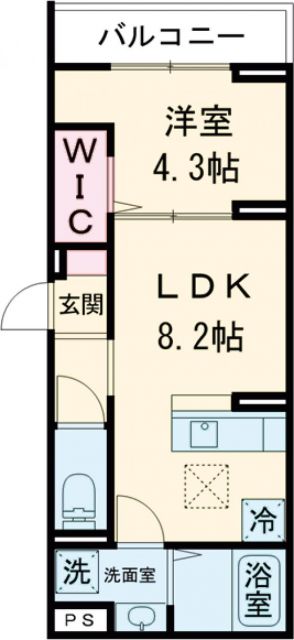 セレスティア亀有の間取り写真