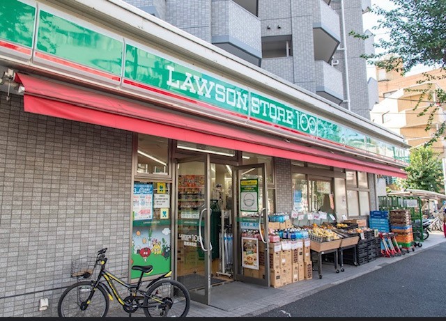 コンビニ　ローソンストア100　目黒本町店（コンビニ）まで629m