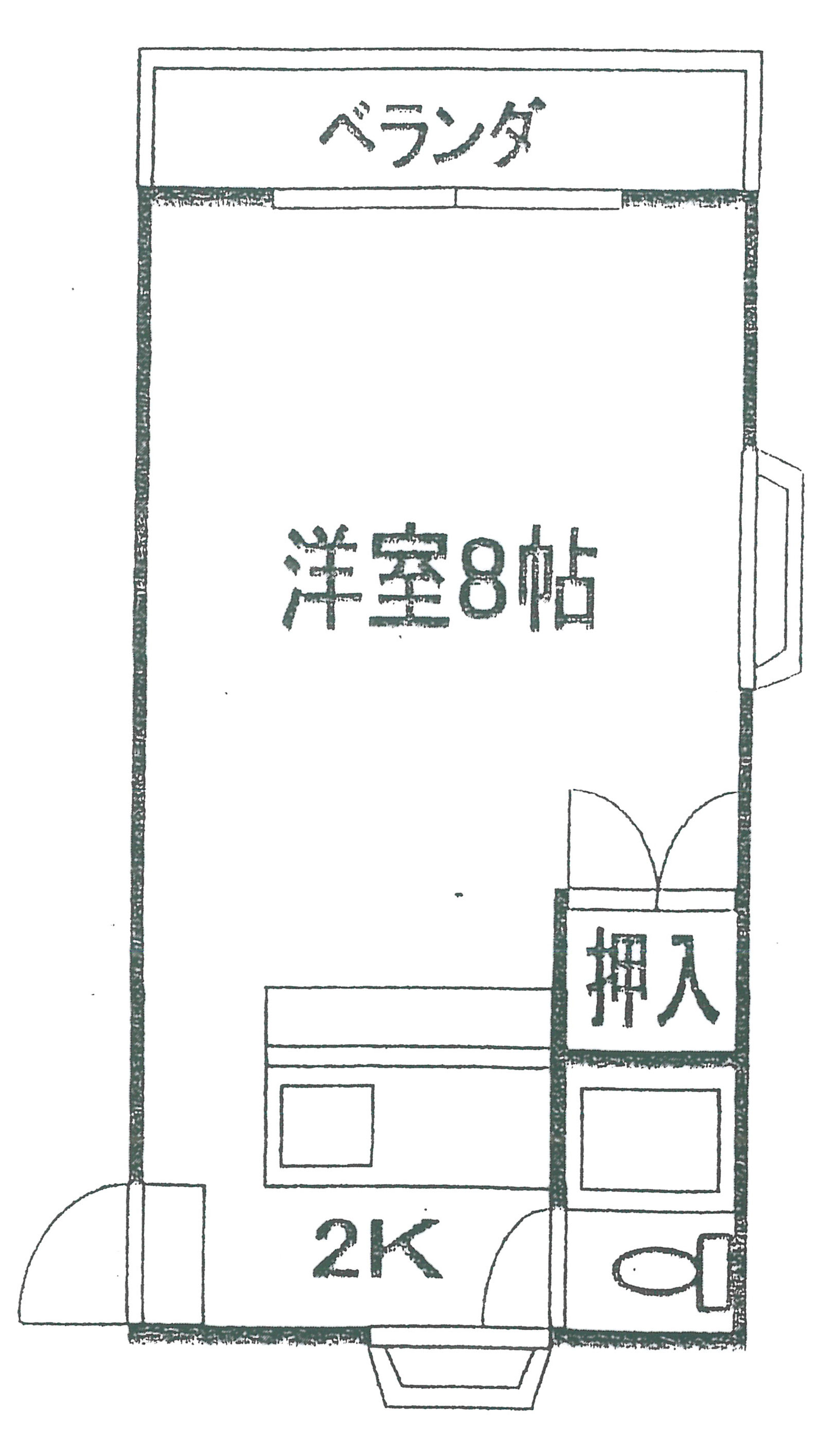 ハイツアシストの間取り写真