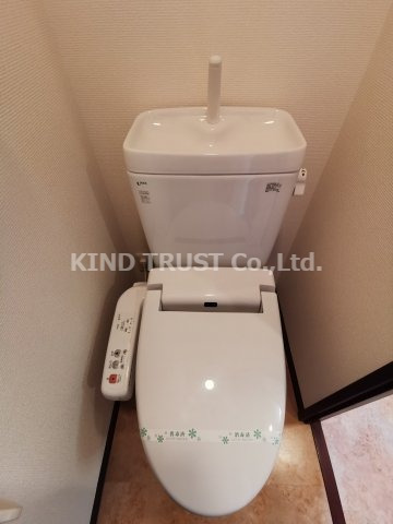 トイレ　ゆったりとした空間のトイレです