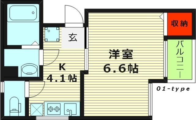 ラフィーネ新森の間取り