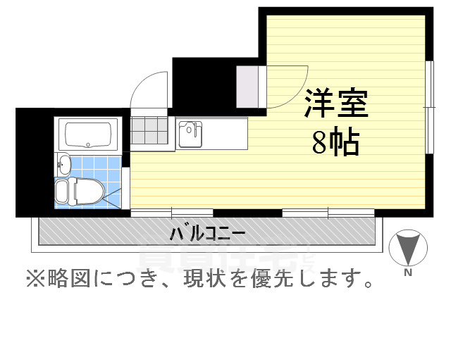 名古屋市東区代官町のマンションの間取り