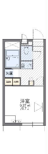 レオパレス南向の間取り