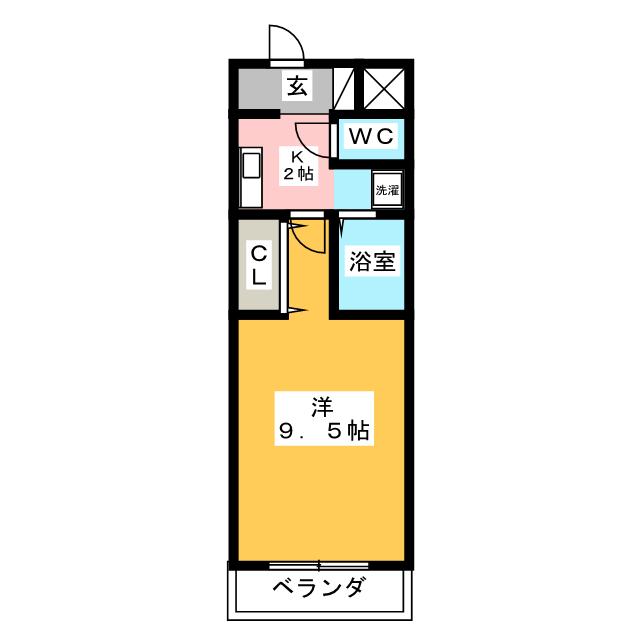 Ａ・Ｃｉｔｙ中島西の間取り