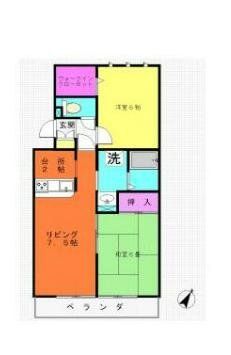 サンフィール弐番館の間取り