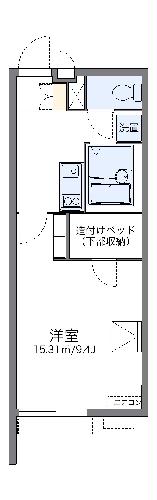 レオパレスサントラップミナミの間取り