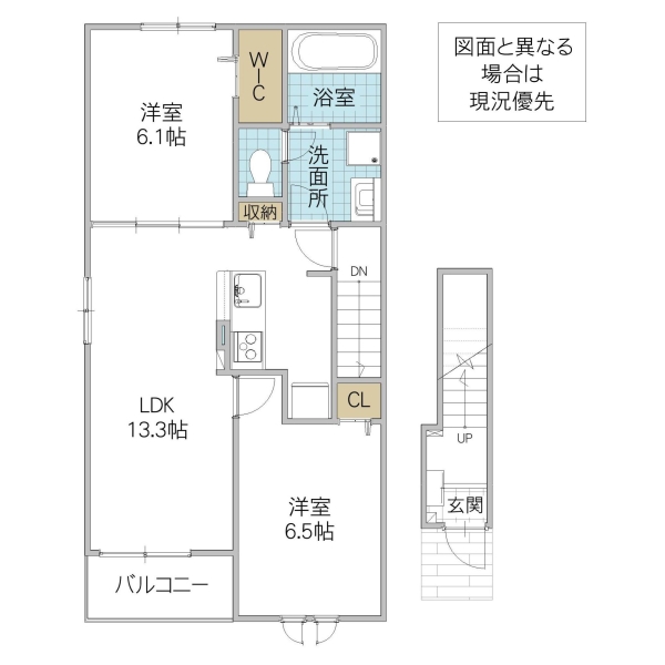 ベル フルール Iの間取り