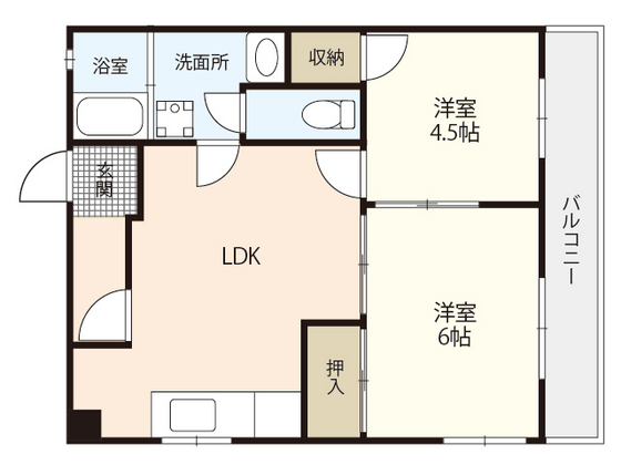 第３松本マンションの間取り