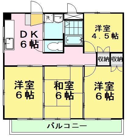 グリーンピア塚野目の間取り