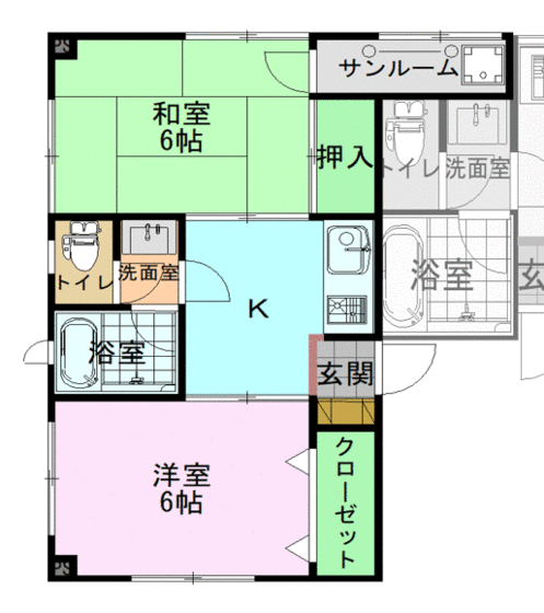 クレストの間取り