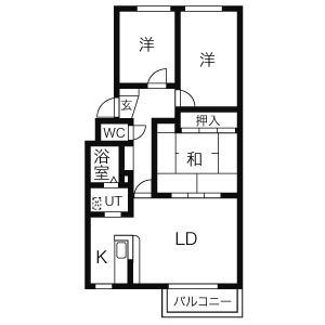 ローヤルハイツ菊水元町の間取り