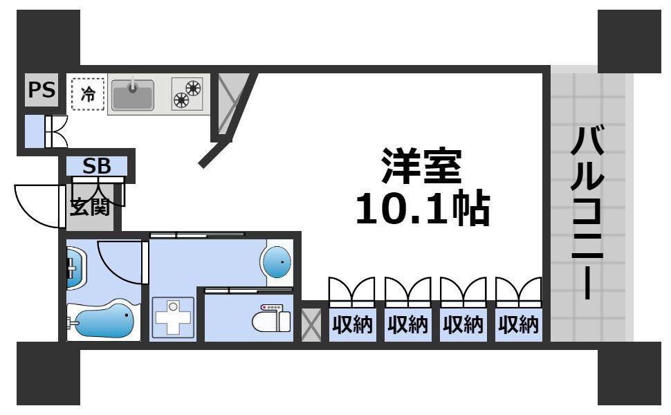 プライムアーバン堺筋本町の間取り