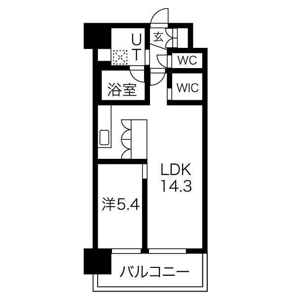 グランカーサ難波元町の間取り