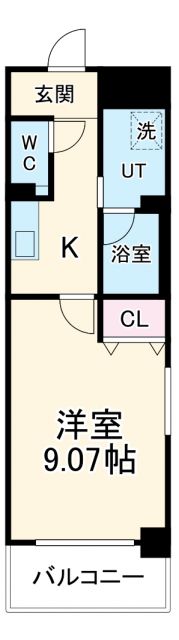 日進市栄のマンションの間取り