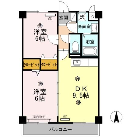 エステート高砂の間取り