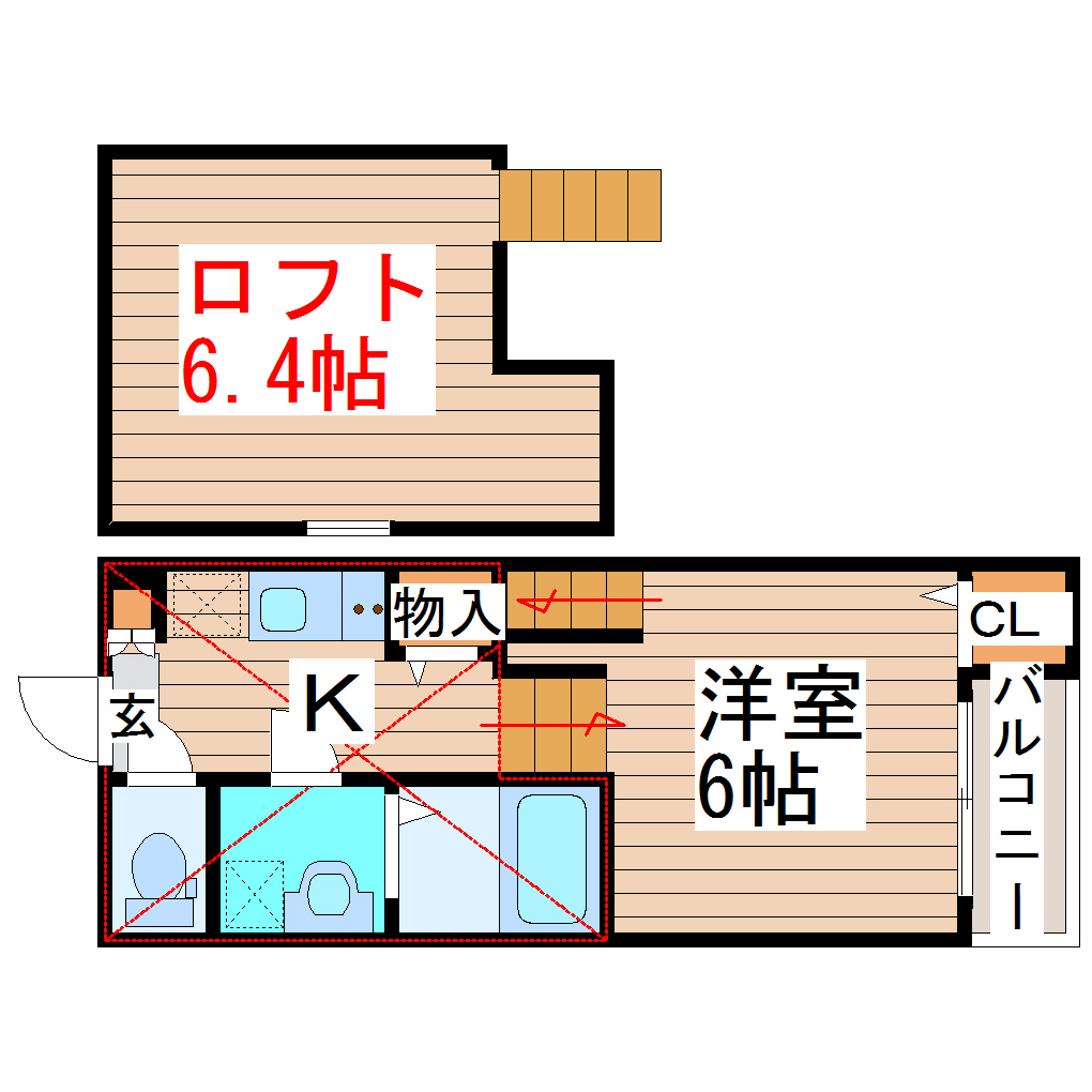 ハーモニーテラス岩切IVの間取り