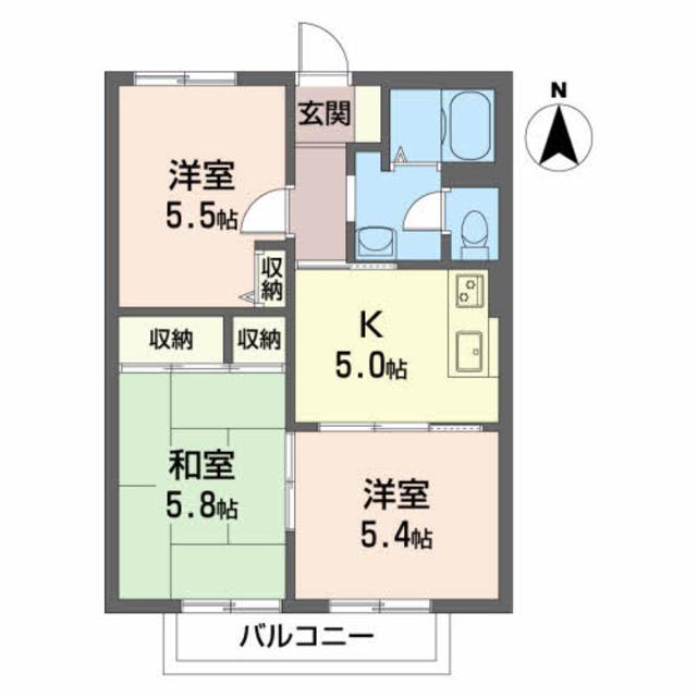 リバーネームＣの間取り