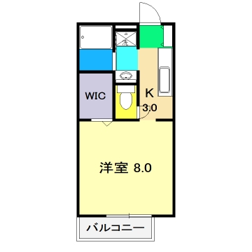 Mハイツ (赤岡町)の間取り