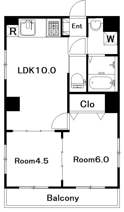 ＣＯＣＯ今博多町の間取り