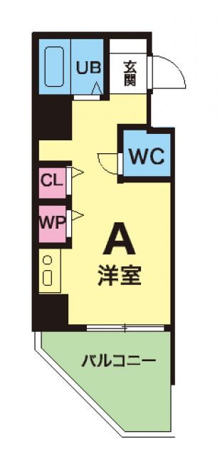 明石市松の内のマンションの間取り