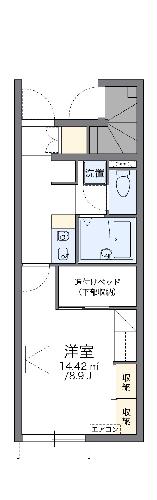 レオパレスサクシード－２の間取り