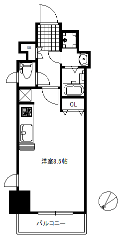 スワンズ新神戸ウィータの間取り