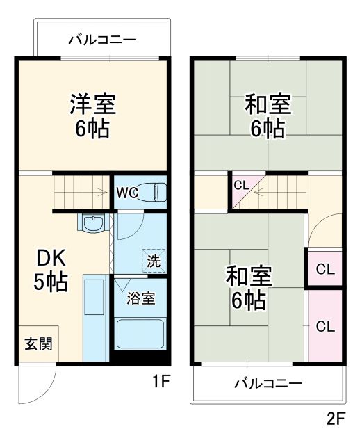 駈上住宅の間取り